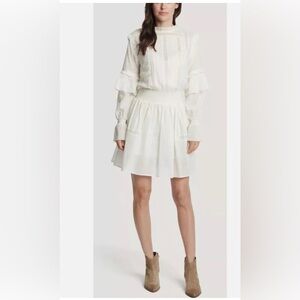 Frye Ally Lace Dress White